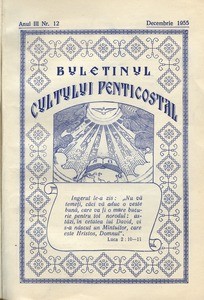 Buletinul Cultului Penticostal - Biserica lui Dumnezeu Apostolica