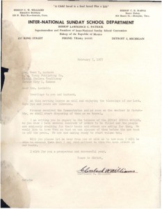 Letter, 1957 Feb. 7, to Rose Lockett