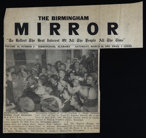 "Birmingham council women plan regional meeting", 1952