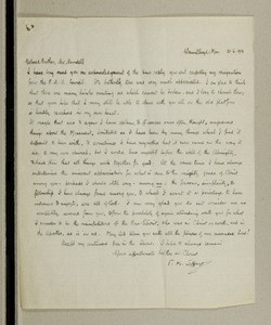 Letters from Thomas Jeffreys