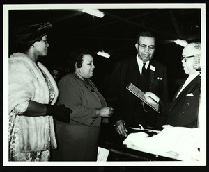 O.T. Jones, Sr. presenting a COGIC award, Chicago