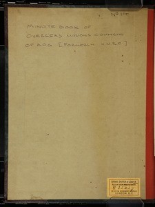 Minute book no. 14, PMU, AoG GB, HRMC, May 1946 - Mar. 1948