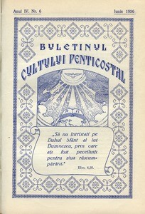 Buletinul Cultului Penticostal - Biserica lui Dumnezeu Apostolica