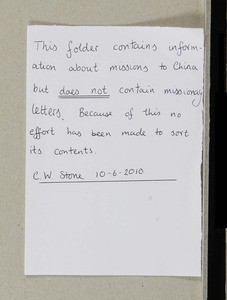 Likiang-fu Mission station; China, 1995-2005