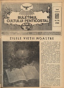 Buletinul Cultului Penticostal - Biserica lui Dumnezeu Apostolica