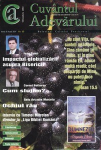 Buletinul Cultului Penticostal - Biserica lui Dumnezeu Apostolica