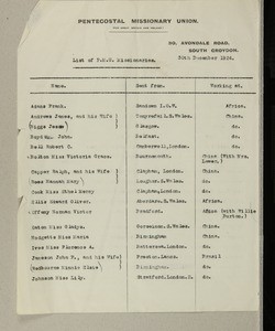 Pentecostal Missionary Union