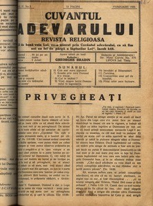 Buletinul Bisericii lui Dumnezeu Apostolice Penticostale