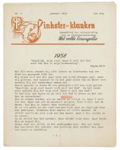 Pentecostal sounds : monthly magazine of the Pentecostal church, vol. 11 (1958), no. 01