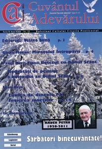 Buletinul Cultului Penticostal - Biserica lui Dumnezeu Apostolica