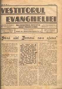 The herald of Gospel, 1947, vol, 3, no. 1 = Vestitorul Evangheliei, 1947, anul III, nr 1