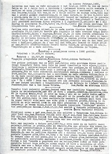 Circular letter for February 1981