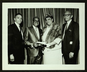 Arenia Mallory receives Outstanding Alumni award, 1968