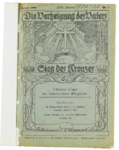 Die Verheissung des Vaters und der Sieg des Kreuzes, 1930, nr. 1