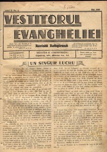The herald of Gospel, 1946, vol, 2, no. 5 = Vestitorul Evangheliei, 1946, anul II, nr 5