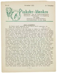 Pentecostal sounds : monthly magazine of the Pentecostal church, vol. 04 (1951), no. 11