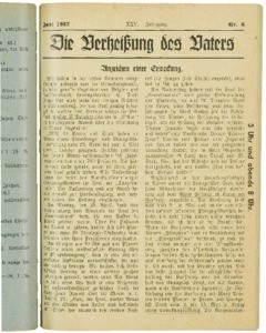 Die Verheissung des Vaters und der Sieg des Kreuzes, 1932, nr. 6