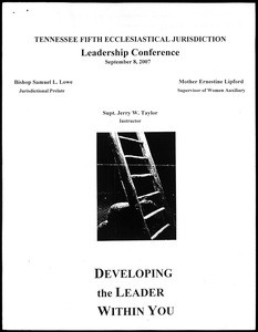 COGIC, leadership conference program, 2007