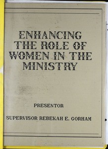 Enhancing the role of woman in the ministry, presentation, after 1987