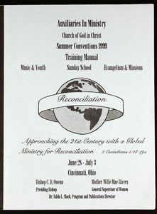 Auxiliaries in Ministry, COGIC, Summer conventions 1999, training manual