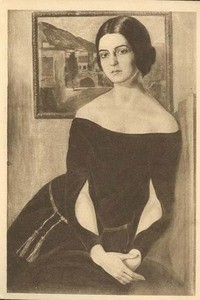 A portrait of a woman