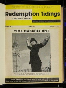Redemption tidings, vol. 37, nos. 1-52, 1 Jan. - 22 Dec. 1961