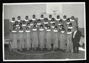 Student choir at Saints Industrial School