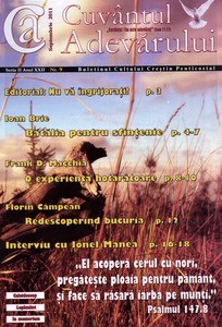 Buletinul Cultului Penticostal - Biserica lui Dumnezeu Apostolica