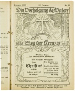 Die Verheissung des Vaters und der Sieg des Kreuzes, 1929, nr. 12