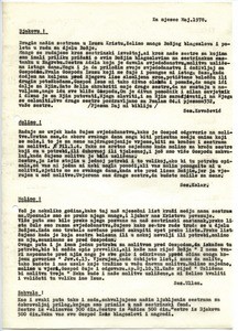 Circular letter for May 1978