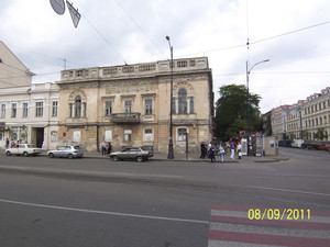 Street views of Tyraspolska Square, Odessa, Ukraine, 2011