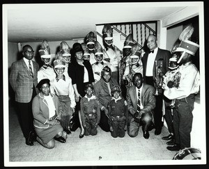 Unidentified band & cub scouts, Chicago