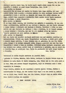 Circular letter for November 1973