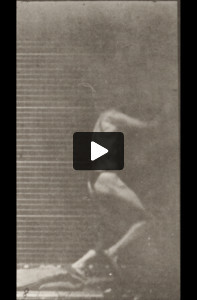 Man in pelvis cloth running and jumping