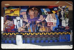 Unity, love, respect, pride, Manual Arts High School, Los Angeles, 1992