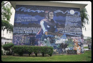 The murals of Ramona Gardens. La adelita, Los Angeles, 1976