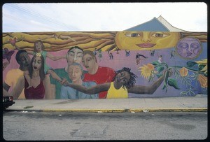 A mural dedicated to peace, 1991