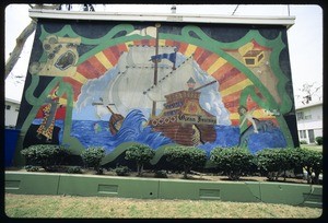 The murals of Estrada Courts. Ocean fantasy, Los Angeles, 1976