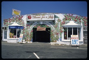 Flowers for a lady, Los Angeles, 1990