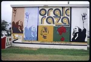 The murals of Estrada Courts. Orale Raza, Los Angeles, 1974-1979