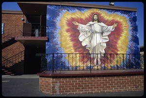 Jesus Christ mural, Pacoima, Los Angeles, 1987