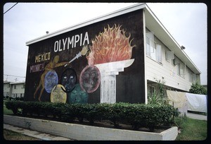 The murals of Estrada Courts. Olympia, Los Angeles, 1976