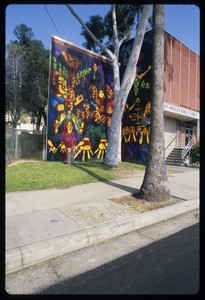 Libraries educate, governments make cutbacks, Highland Park, Los Angeles, 1995