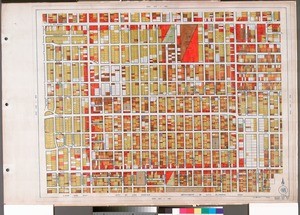 WPA Land use survey map for the City of Los Angeles, book 6 (Hollywood District to Boyle Heights District), sheet 27