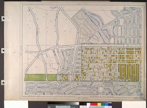 WPA Land use survey map for the City of Los Angeles, book 8 (Downtown Los Angeles and Hyde Park to Watts District), sheet 12