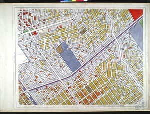WPA Land use survey map for the City of Los Angeles, book 7 (Topanga Canyon to Hollywood District), sheet 33