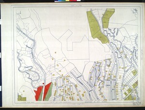 WPA Land use survey map for the City of Los Angeles, book 7 (Topanga Canyon to Hollywood District), sheet 23