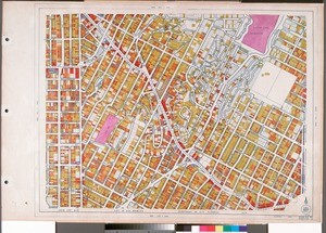 WPA Land use survey map for the City of Los Angeles, book 6 (Hollywood District to Boyle Heights District), sheet 12