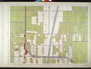 WPA Land use survey map for the City of Los Angeles, book 3 (San Fernando Valley from Canoga Park District to Van Nuys District), sheet 8