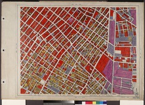 WPA Land use survey map for the City of Los Angeles, book 6 (Hollywood District to Boyle Heights District), sheet 36
